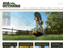 Tablet Screenshot of adaoutdoors.com